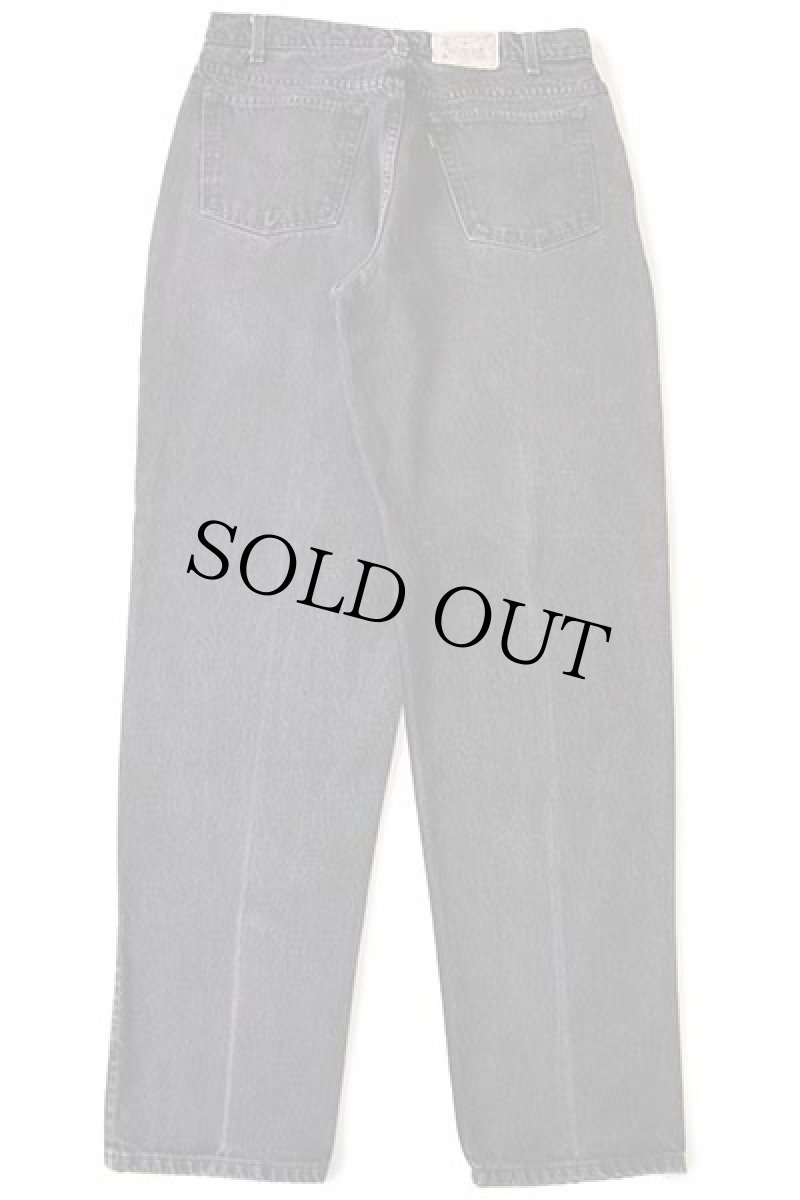 画像3: 90s メキシコ製 Levi'sリーバイス SIGNATURE 545 ブラック デニムパンツ w36 L34 (3)