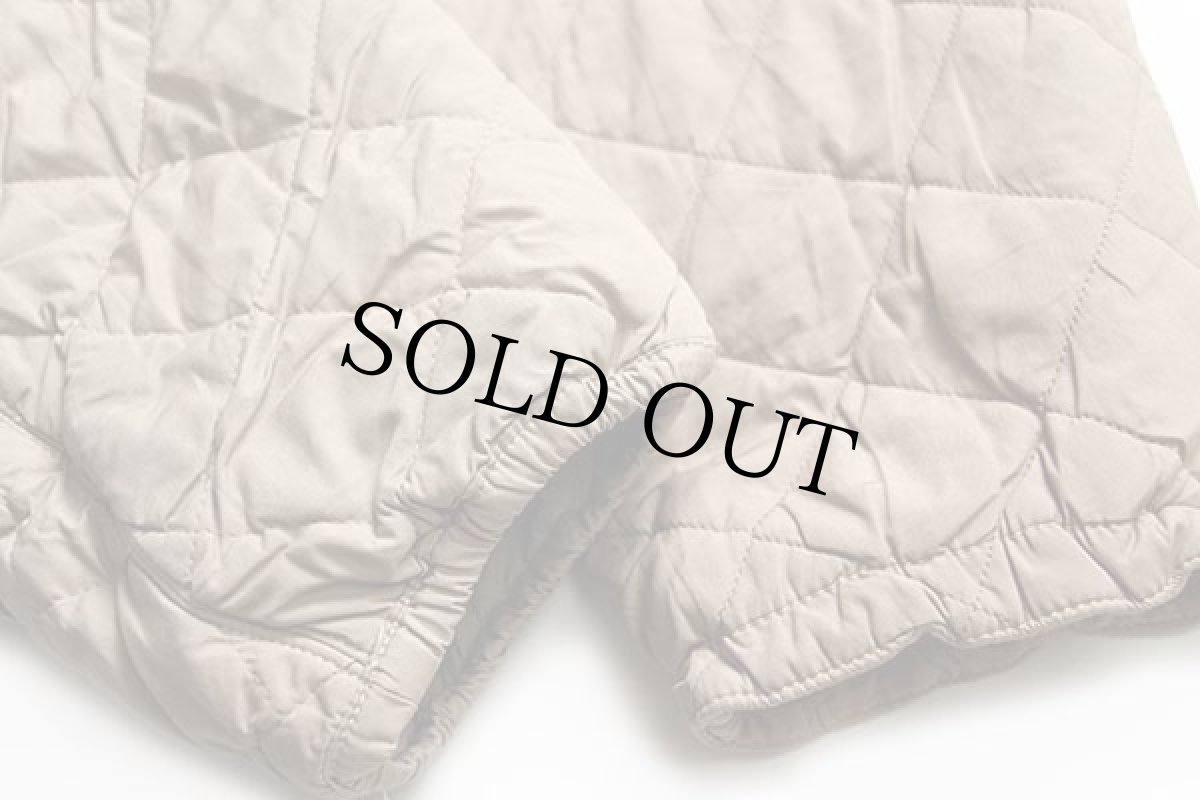 画像6: 60s イタリア軍 ツートン キルティングライナー ジャケット サンドベージュ 2 (6)