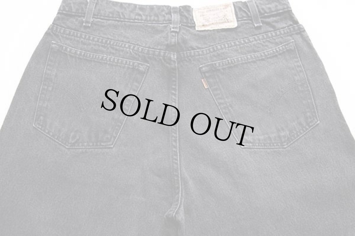 画像5: 90s メキシコ製 Levi'sリーバイス SIGNATURE 545 ブラック デニムパンツ w36 L34 (5)