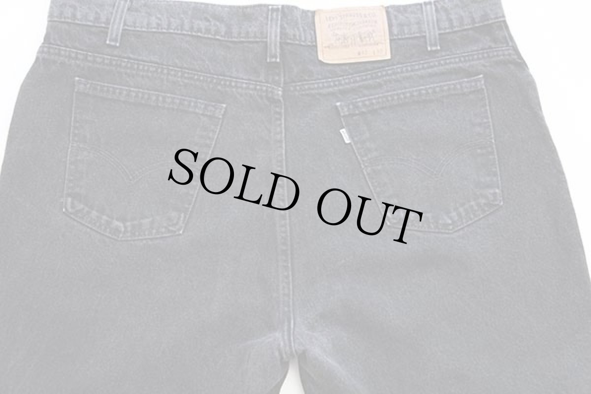 画像5: 90s USA製 Levi'sリーバイス ブラック デニムパンツ w42 L30 (5)