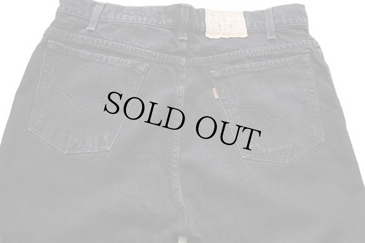 画像5: 90s メキシコ製 Levi'sリーバイス SIGNATURE 540 バード 刺繍 ブラック デニムパンツ w36★A (5)