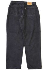 画像3: 00s メキシコ製 Levi'sリーバイス 545 ブラック デニムパンツ w36 L29 (3)