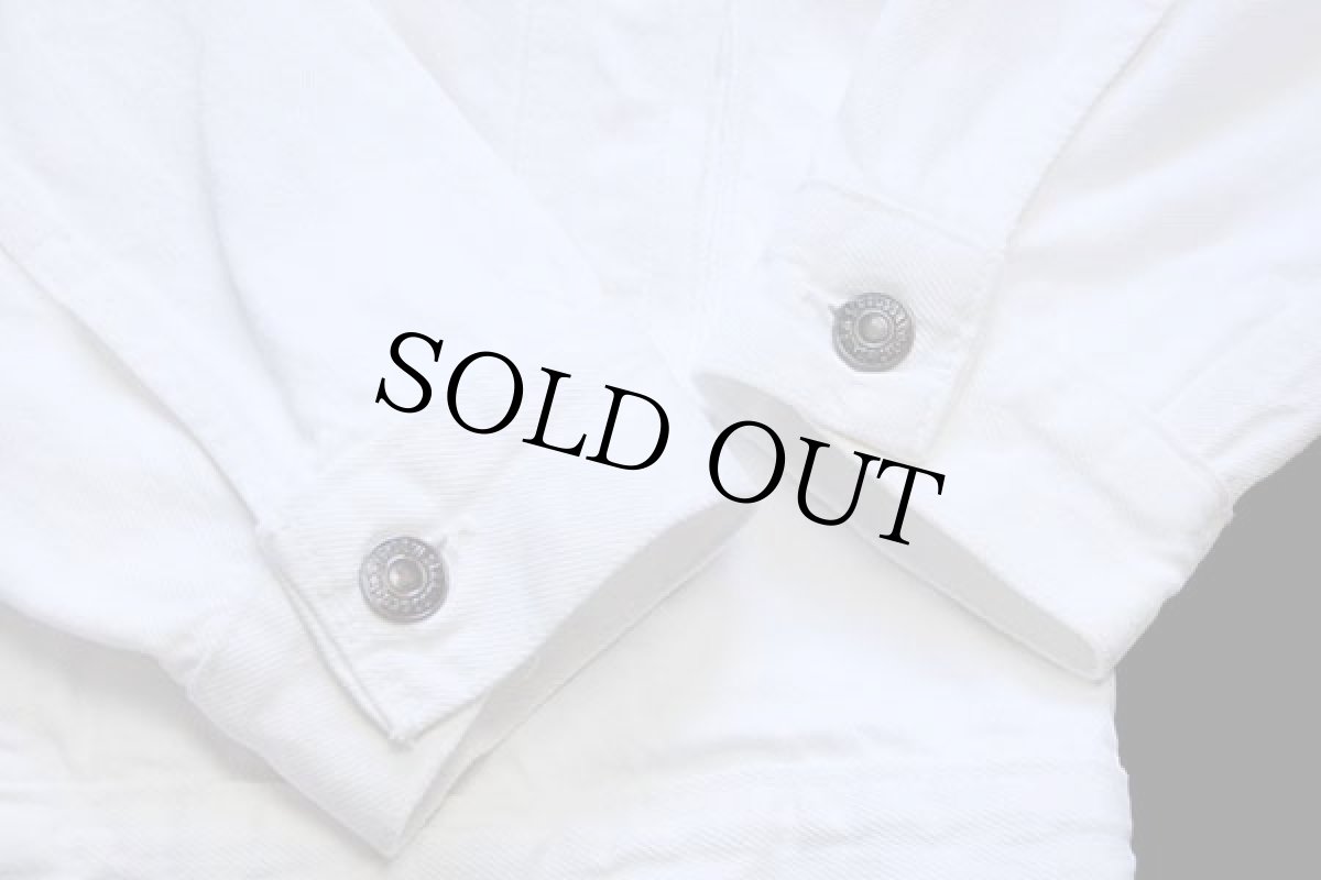 画像6: 80s USA製 Levi'sリーバイス 70506 ホワイト デニムジャケット 4ポケット (6)