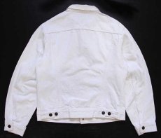 画像2: 80s USA製 Levi'sリーバイス 70506 ホワイト デニムジャケット 4ポケット (2)