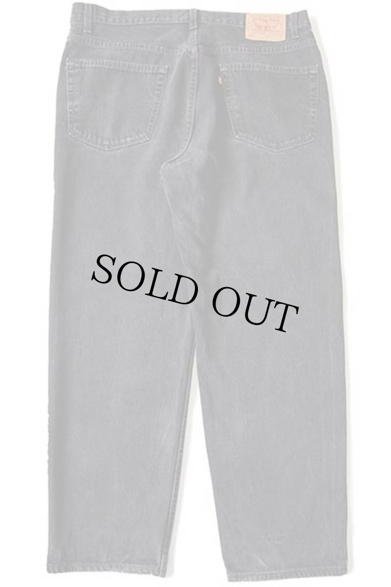 画像3: 90s USA製 Levi'sリーバイス 550 ブラック デニムパンツ w40 L30 (3)