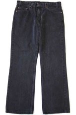 画像2: 90s USA製 Levi'sリーバイス 517 ブラック デニムパンツ w38 L32 (2)