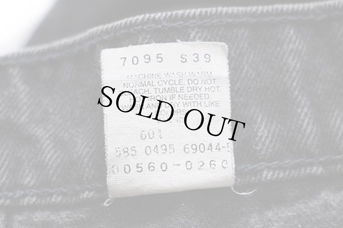 画像7: 90s USA製 Levi'sリーバイス 560 ブラック デニムパンツ w42 L30★26 (7)