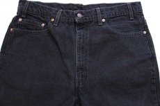 画像4: 90s USA製 Levi'sリーバイス 517 ブラック デニムパンツ w38 L32 (4)