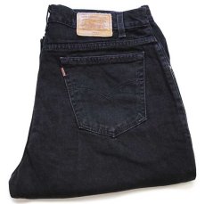 画像1: 00s メキシコ製 Levi'sリーバイス 545 ブラック デニムパンツ w36 L29 (1)