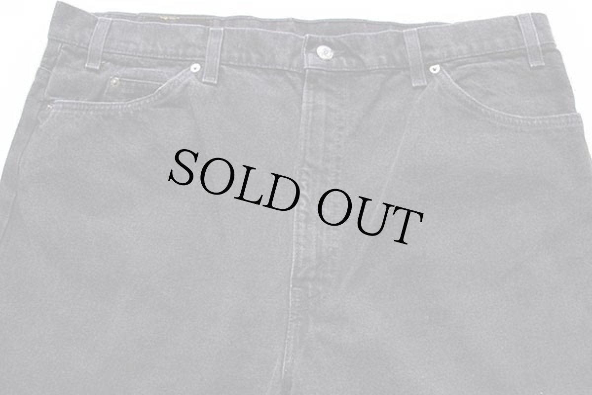 画像4: 90s USA製 Levi'sリーバイス 550 ブラック デニムパンツ w42 L32★143 (4)