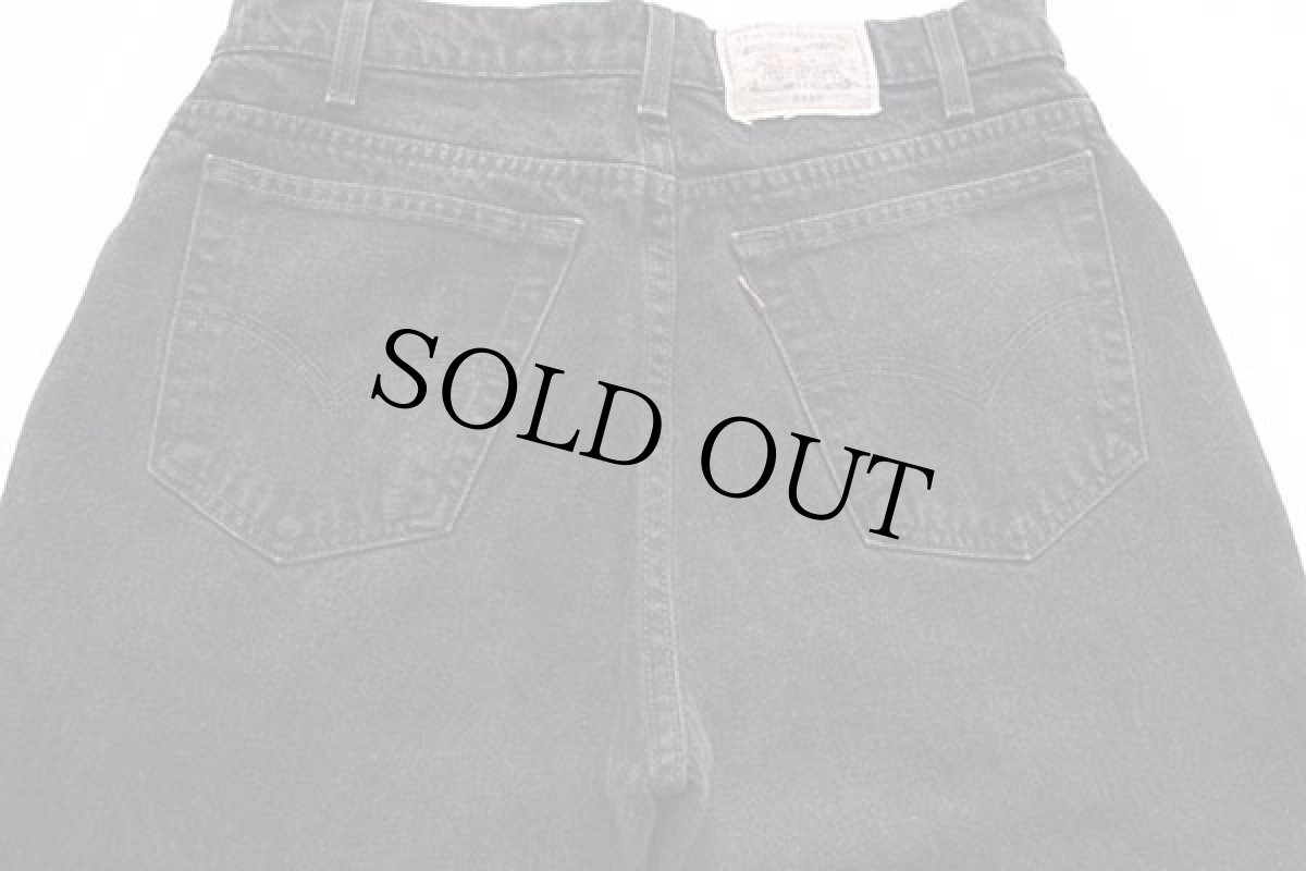 画像5: 90s メキシコ製 Levi'sリーバイス SIGNATURE 545 ブラック デニムパンツ w33 L32 (5)