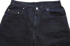 画像4: 00s メキシコ製 Levi'sリーバイス 545 ブラック デニムパンツ w36 L29 (4)