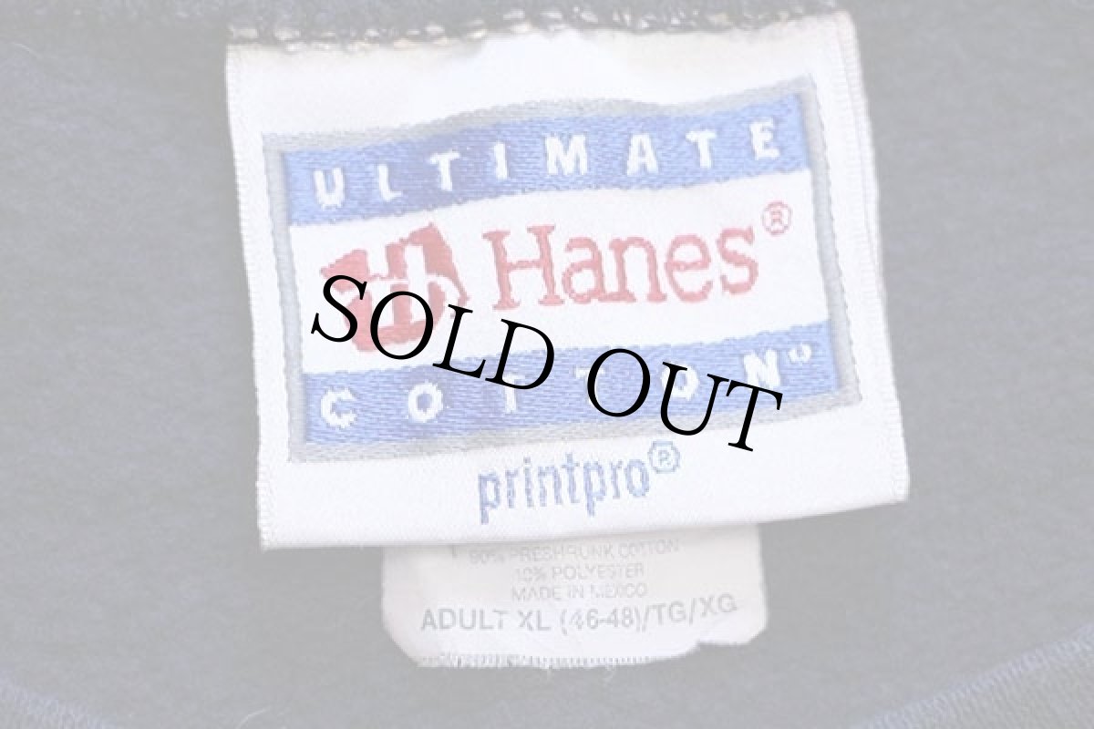 画像4: 90s メキシコ製 Hanes DEATH VALLEY NATIONAL PARK 刺繍 スウェット 紺 XL★国立公園 (4)