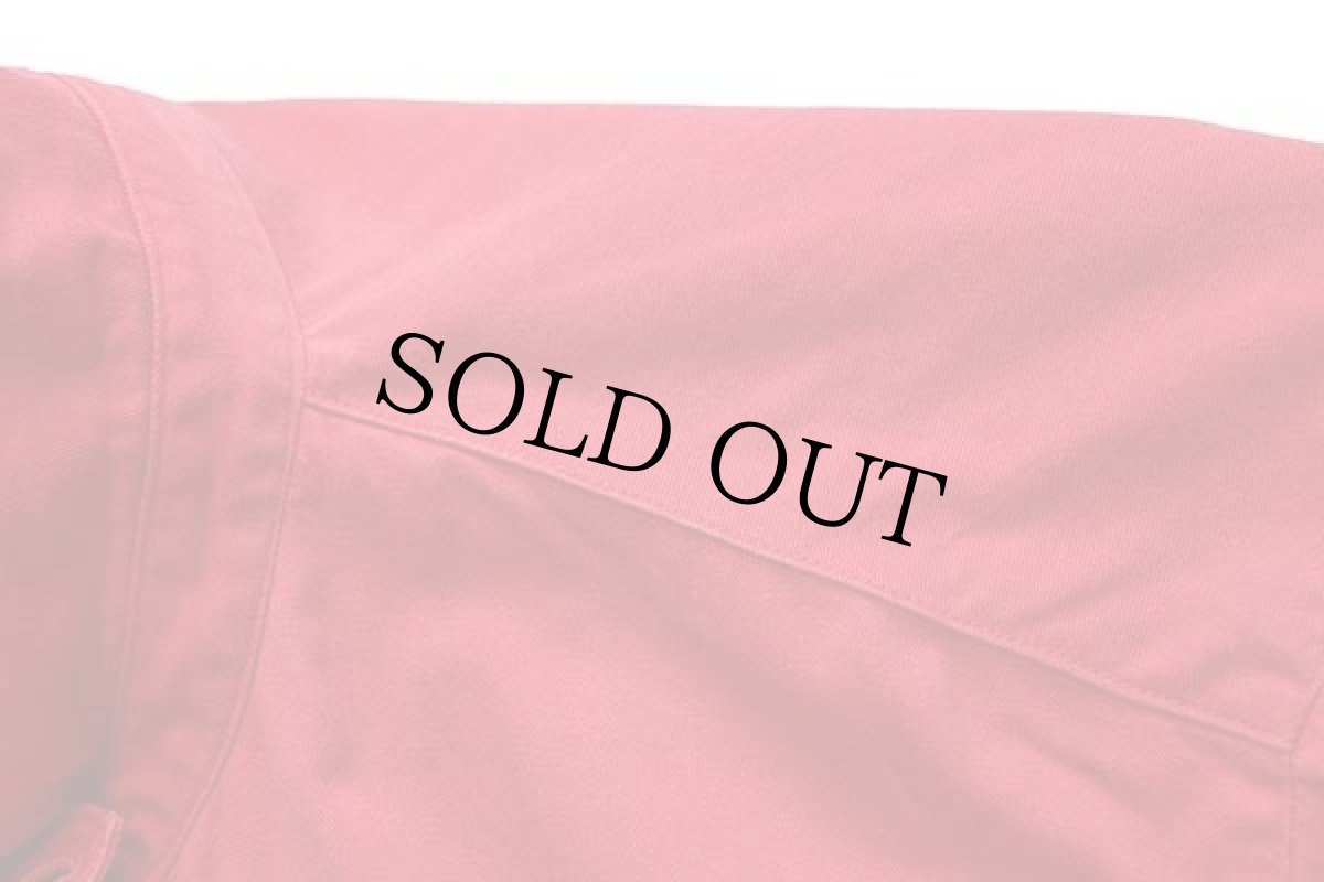 画像5: 80s USA製 ポロ ラルフローレン ワンポイント チンスト付き コットンジャケット 赤 L (5)