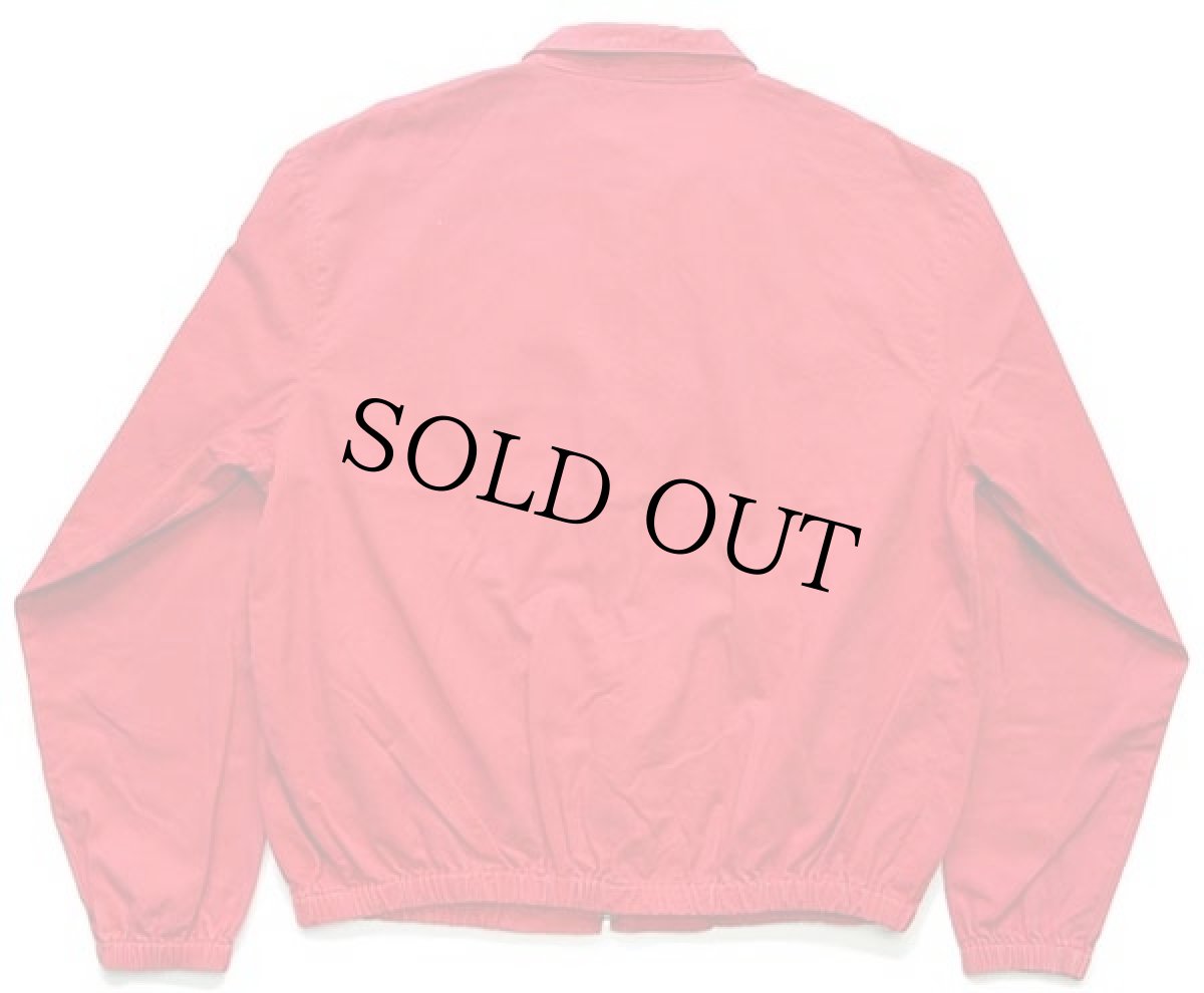 画像2: 80s USA製 ポロ ラルフローレン ワンポイント チンスト付き コットンジャケット 赤 L (2)