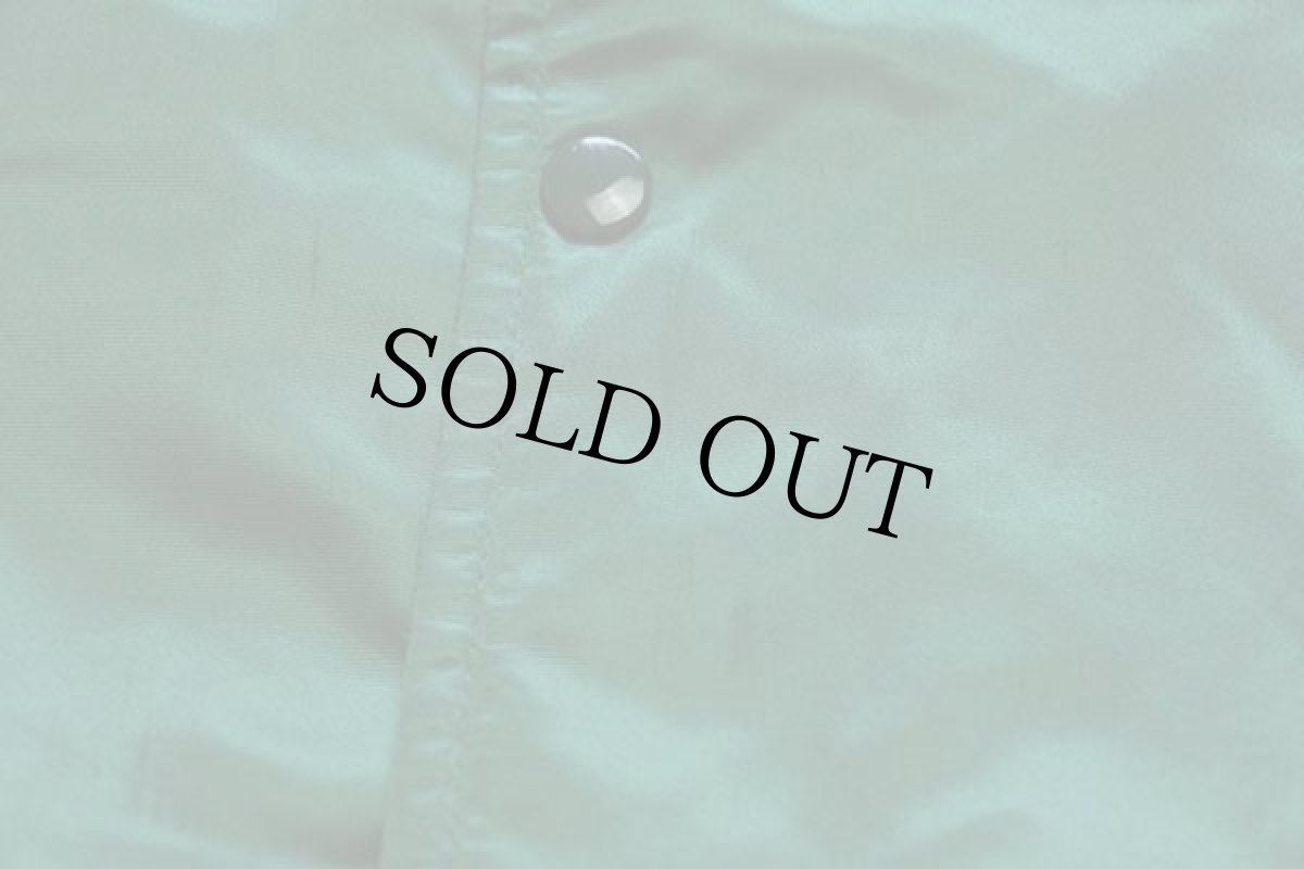 画像6: 90s USA製 STARTERスターター MLB Oakland Athletics キルティングライナー ナイロンスタジャン 緑 M (6)