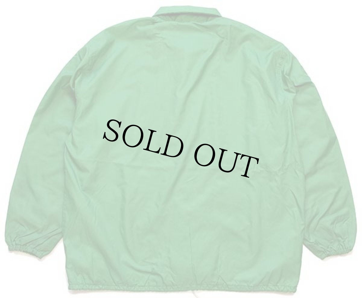 画像2: 80s USA製 Pla-Jac BURLINGTON NORTHERN ナイロン コーチジャケット 緑 XL (2)