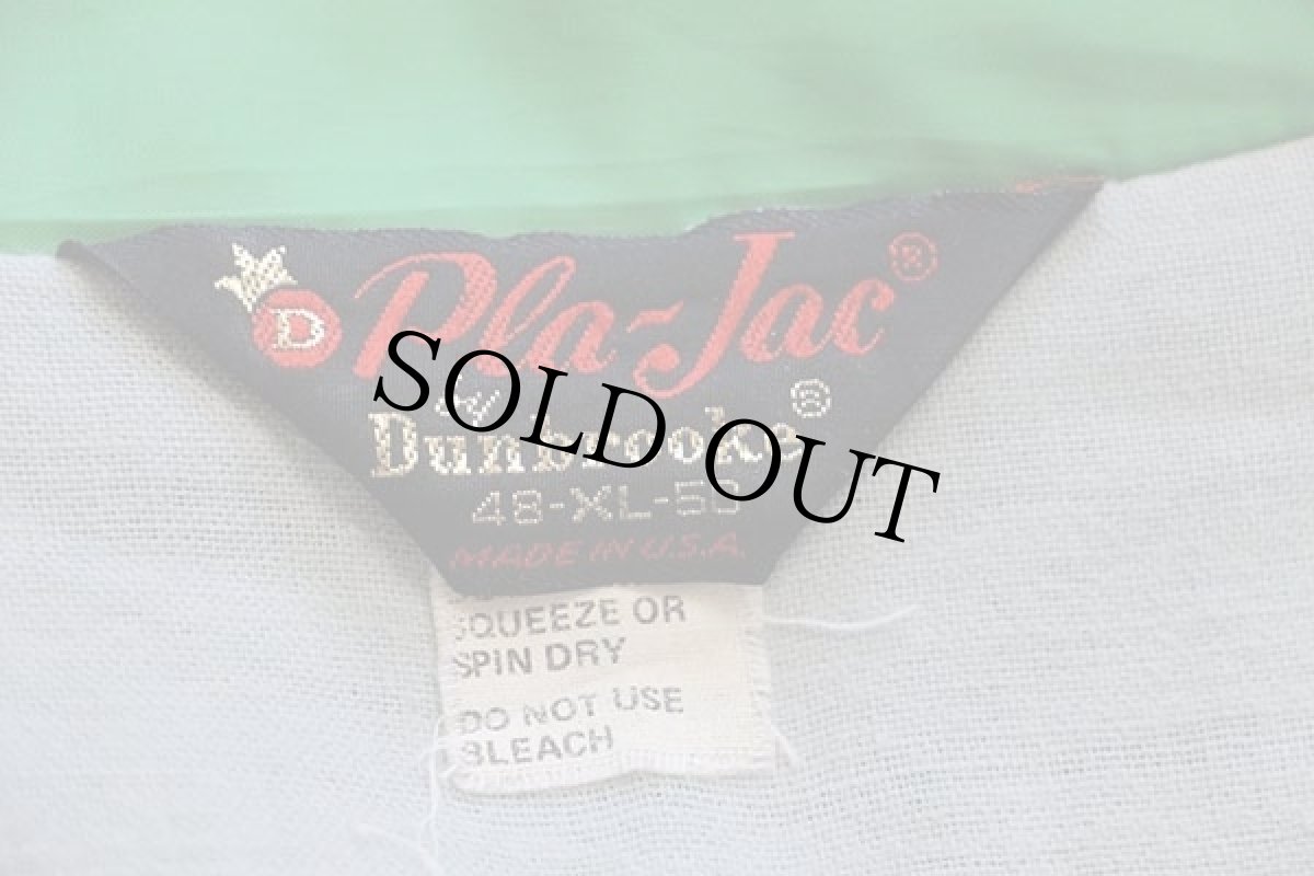 画像4: 80s USA製 Pla-Jac BURLINGTON NORTHERN ナイロン コーチジャケット 緑 XL (4)