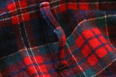 画像7: 70s USA製 PENDLETONペンドルトン AUTHENTIC MACPHERSON RED TARTAN タータンチェック ショールカラー ウールガウン S (7)