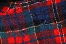 画像9: 70s USA製 PENDLETONペンドルトン AUTHENTIC MACPHERSON RED TARTAN タータンチェック ショールカラー ウールガウン S (9)