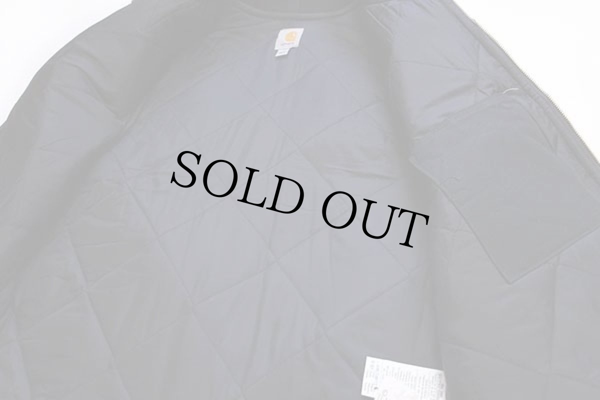 画像4: 未使用★メキシコ製 carharttカーハート キルティングライナー ダックベスト 黒 L (4)