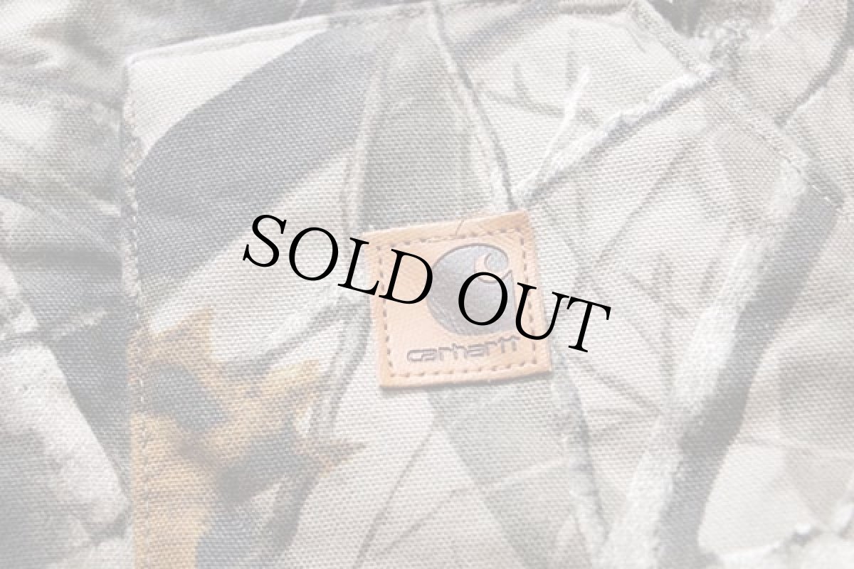 画像6: 00s USA製 carharttカーハート リアルツリーカモ キルティングライナー ダックベスト XL-R (6)