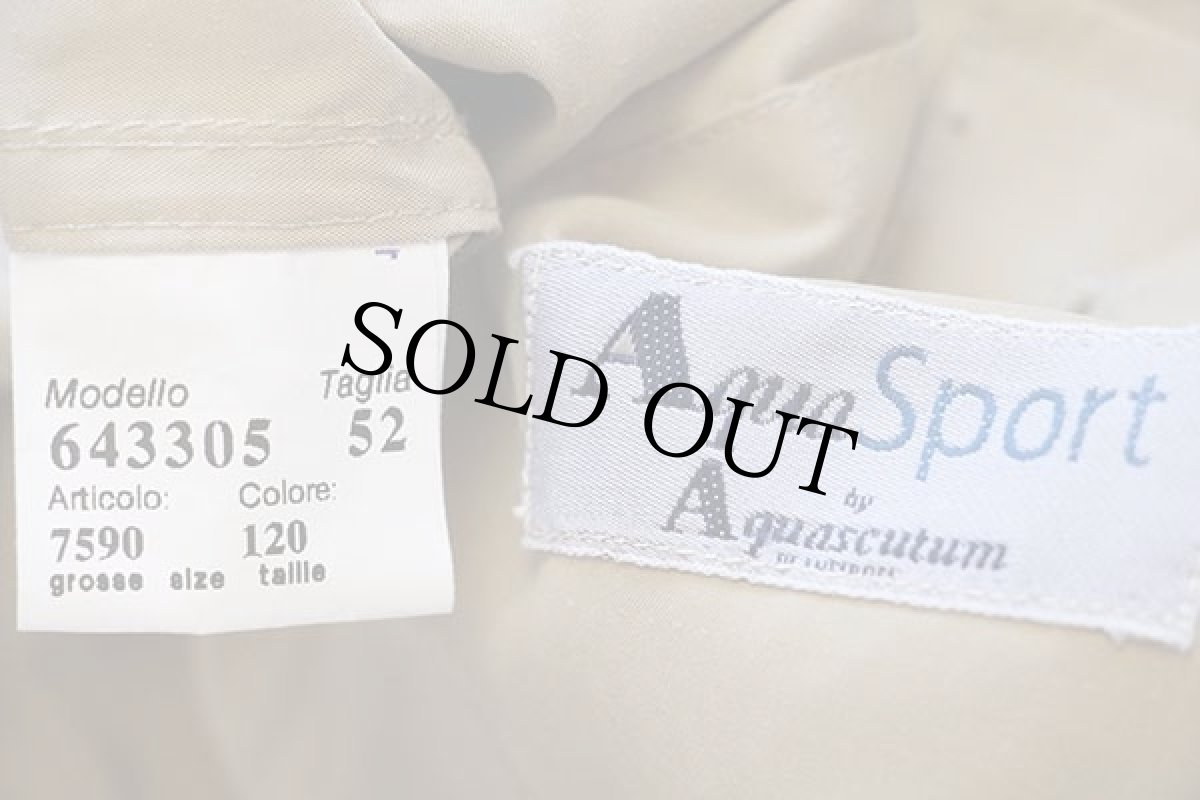 画像4: AquaSport Aquascutumアクアスキュータム A-1タイプ ジャケット カーキ 52 (4)