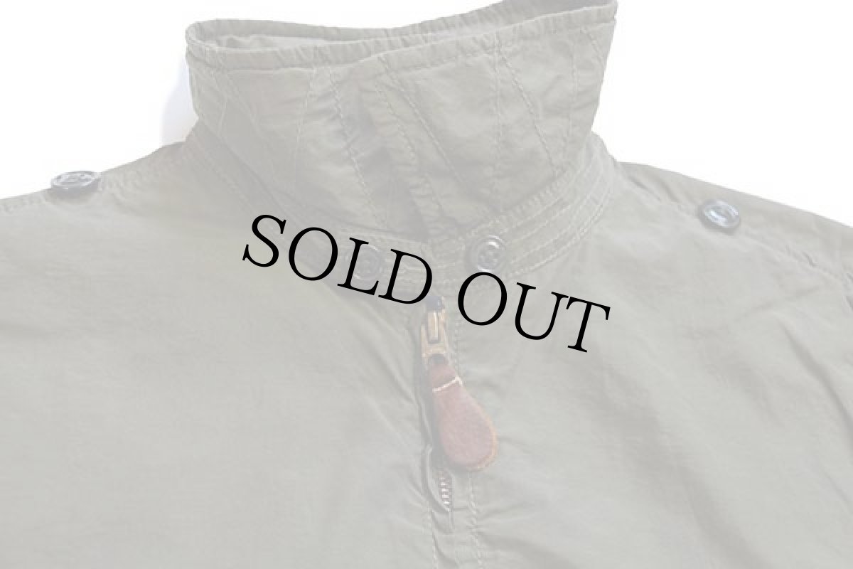 画像3: 00s POLO JEANSポロ ジーンズ ラルフローレン チンスト付き コットン×ナイロンジャケット オリーブ S (3)