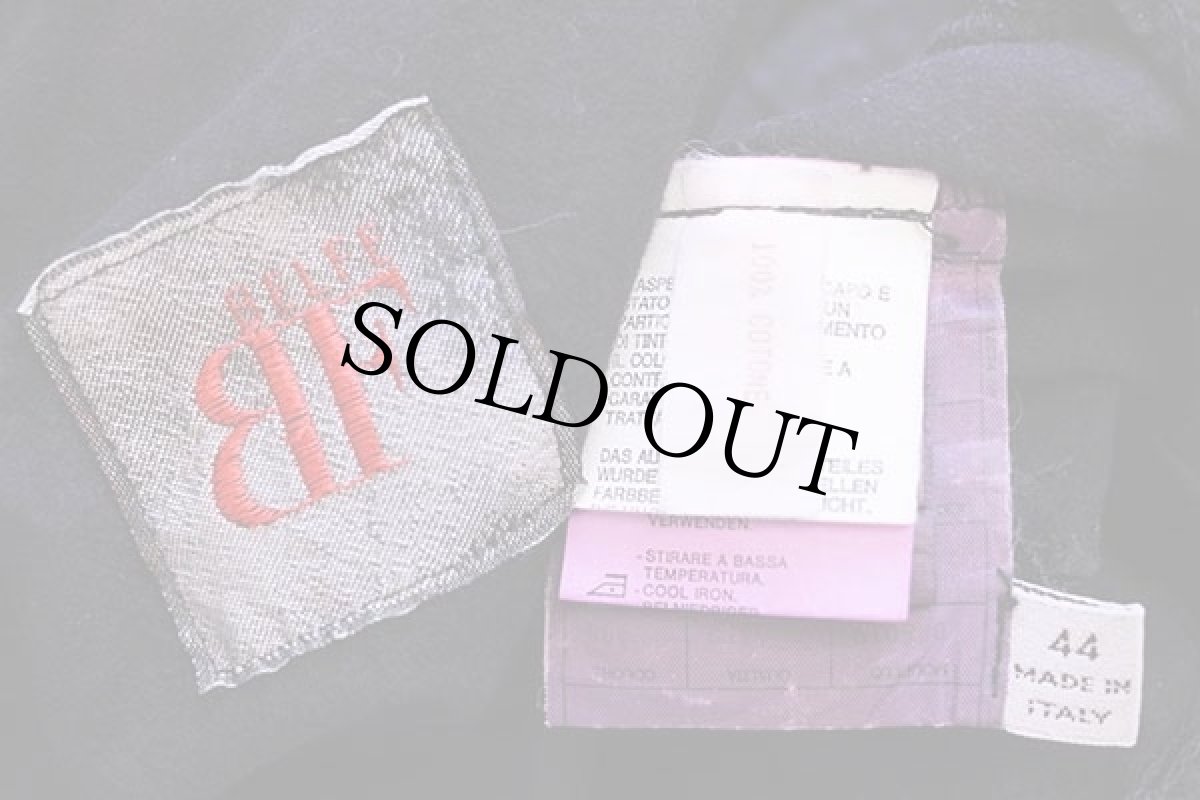 画像4: 90s イタリア製 BELFE モックネック ドルマンスリーブ ハーフジップ プルオーバー コットンジャケット 後染め 紫 (4)