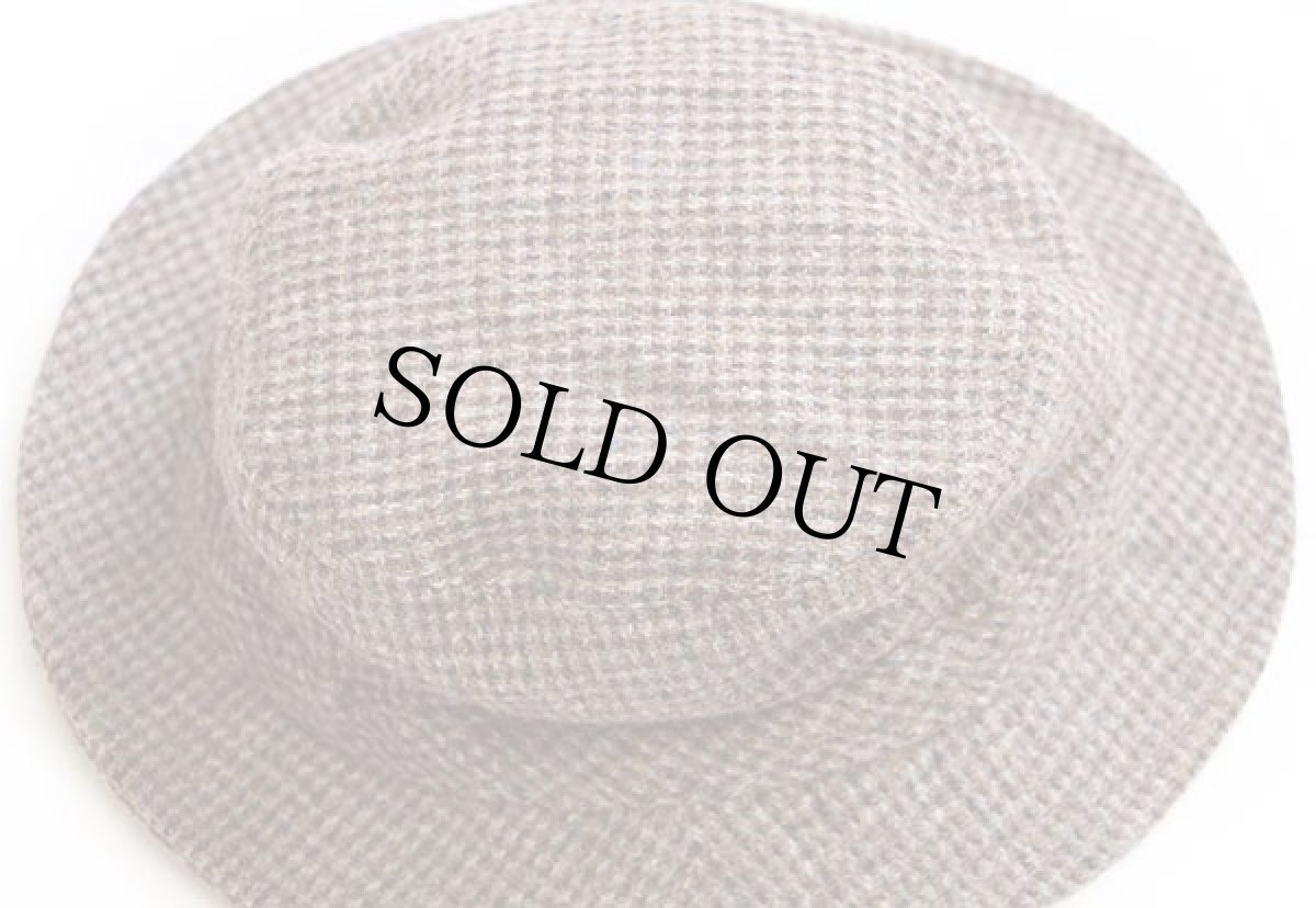 画像3: 90s USA製 L.L.Bean Harris Tweedハリスツイード×GORE-TEXゴアテックス ツイード ウールハット XL (3)