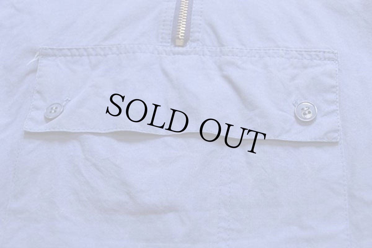 画像6: スウェーデン製 チェックライナー コットンポプリン アノラックパーカー 薄青紫 (6)