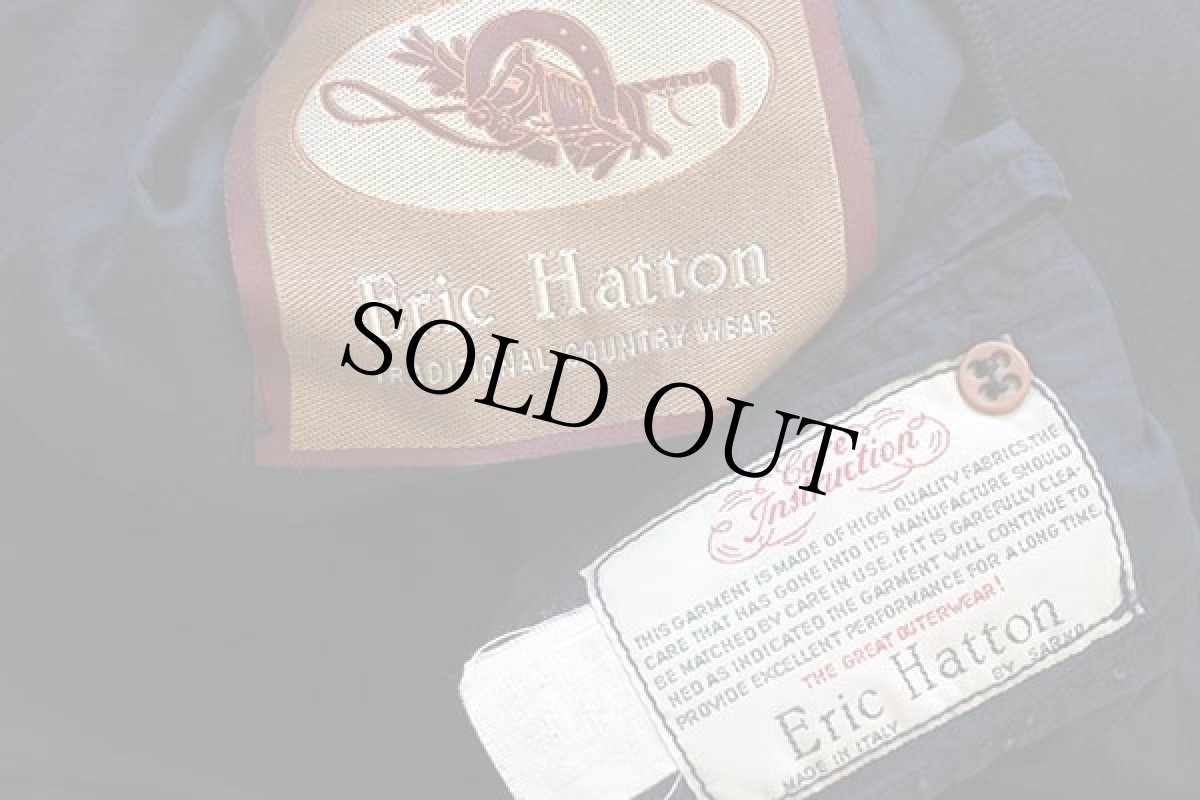 画像4: イタリア製 Eric Hatton A-1タイプ コットンポプリン ジャケット 紺 (4)