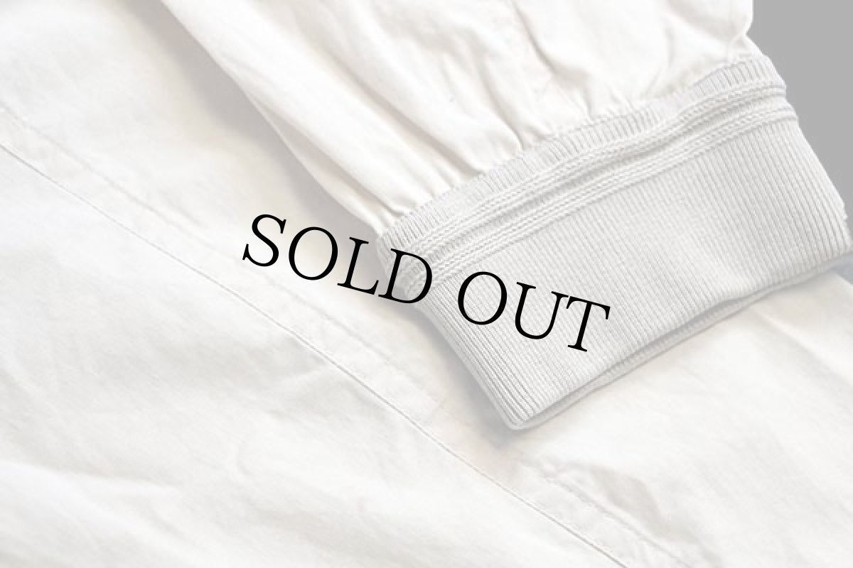 画像6: イタリア製 NORTON&WILSON A-1タイプ コットンポプリン ジャケット アイボリー 52 (6)