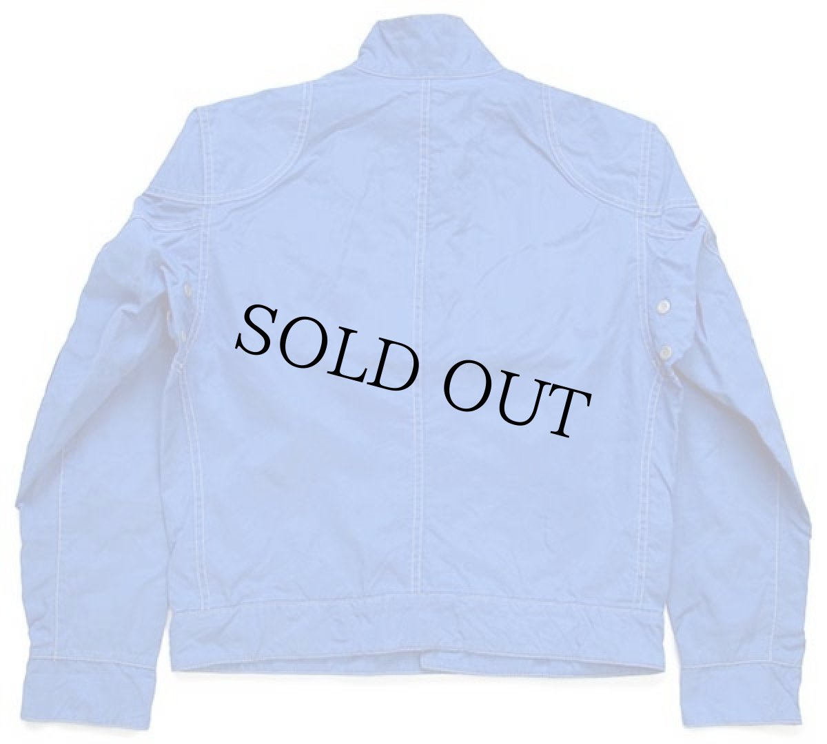 画像2: Belstaffベルスタッフ BLACK PRINCE RACEMASTER チェックライナー ナイロン モーターサイクルジャケット 青 44★ライダース (2)