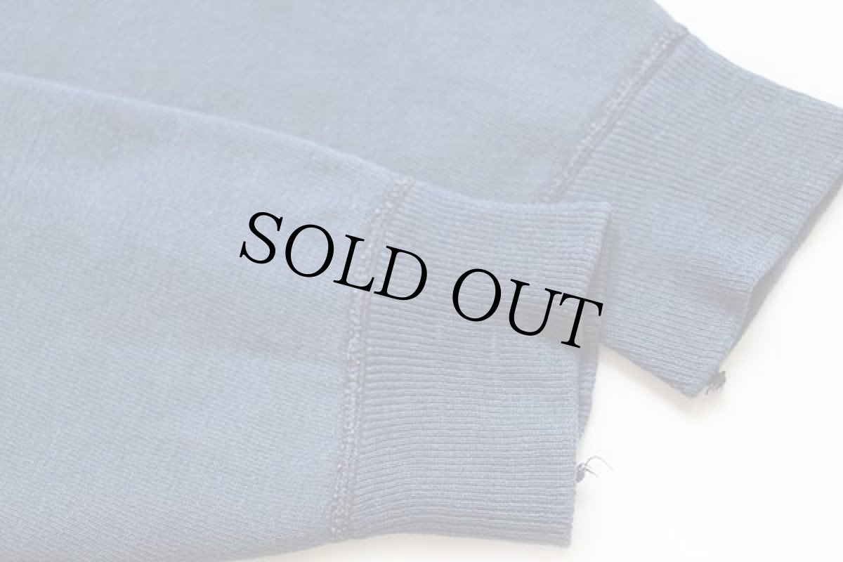 画像6: 60s Collegiate Pacific UCLA フロッキープリント コットン スウェット 紺 M (6)