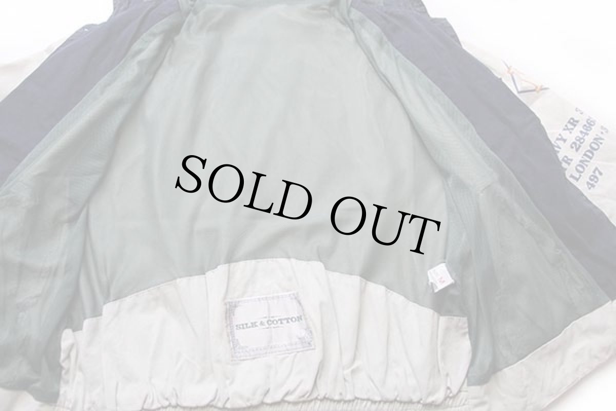 画像5: イタリア製 ステンシル コットンパーカー 薄ベージュ M (5)