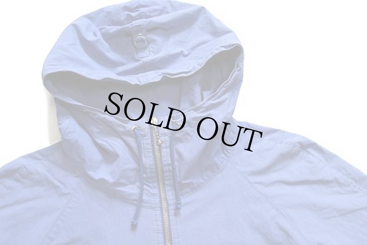 画像3: スウェーデン製 チェックライナー コットンポプリン アノラックパーカー 薄青紫 (3)