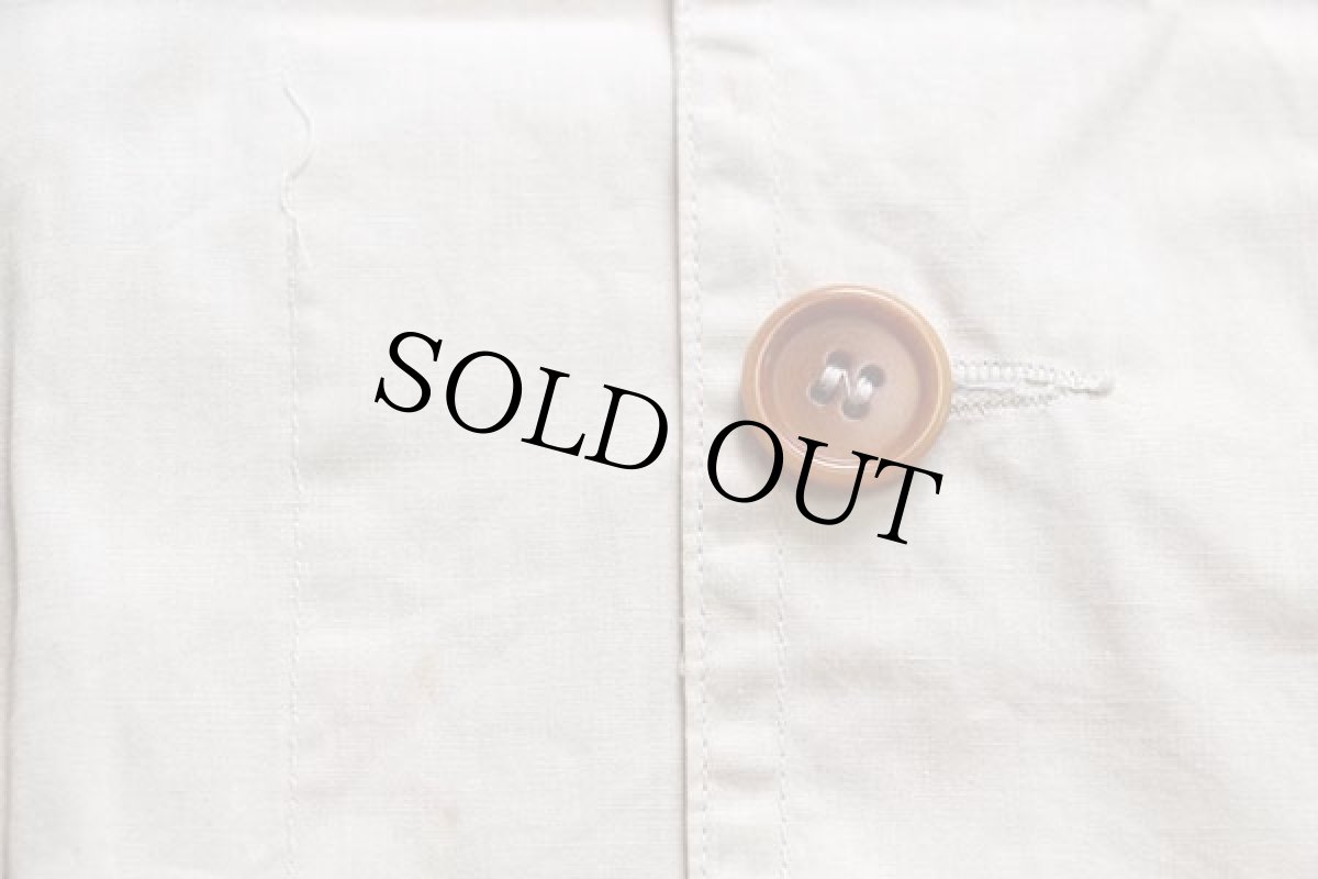 画像5: イタリア製 NORTON&WILSON A-1タイプ コットンポプリン ジャケット アイボリー 52 (5)