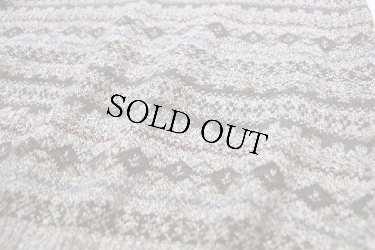 画像5: 90s USA製 LIBERTY ヘンリーネック コットン×アクリルニット セーター L (5)