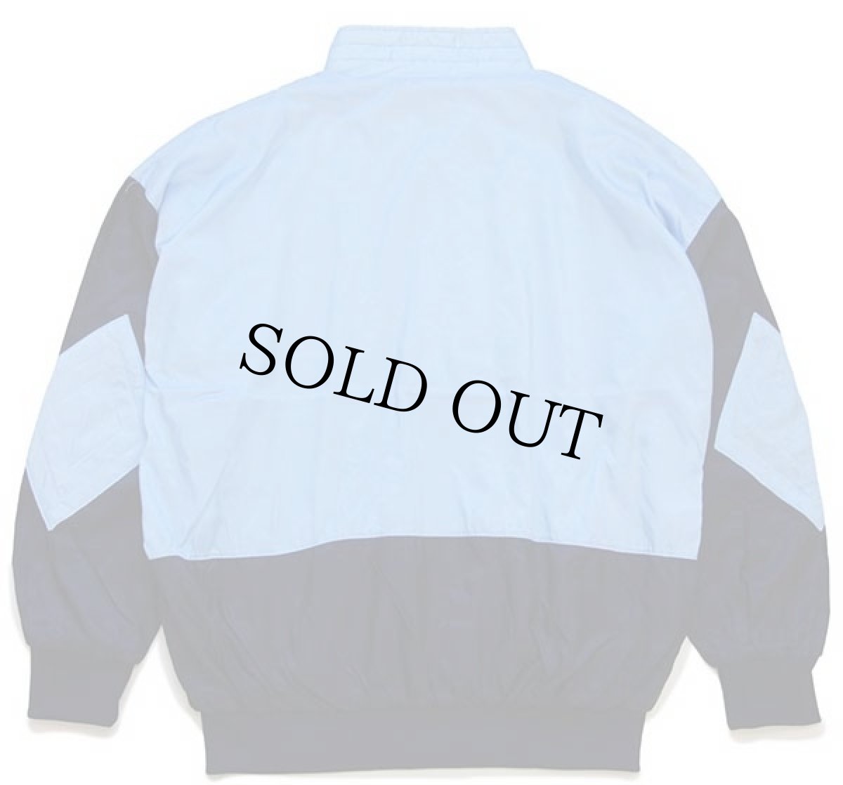 画像2: 80s adidasアディダス トレフォイル ロゴ ツートン 切り替え エルボーパッチ付き ナイロンジャケット L (2)