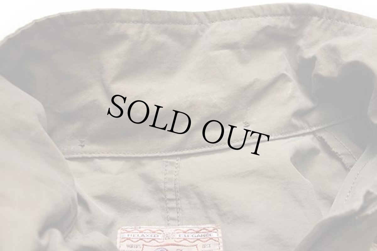 画像5: イタリア製 Sisley チンスト&フード付き フィールドコート グレーブラウン L★ジャケット (5)