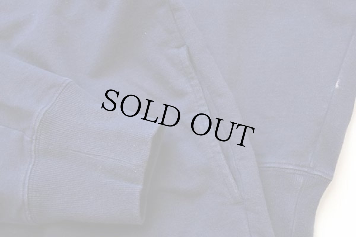 画像5: 90s ポロ ラルフローレン P ハーフジップ コットン スウェット 紺 L (5)