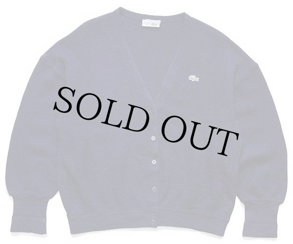70s フランス製 CHEMISE LACOSTE ラコステ ワンポイント ウール
