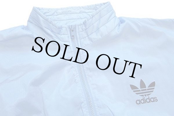 80s adidasアディダス トレフォイル ロゴ ツートン 切り替え エルボー