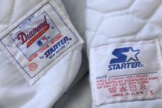 画像4: 90s USA製 STARTERスターター MLB CHICAGO CUBS キルティングライナー ナイロンスタジャン 青 S (4)