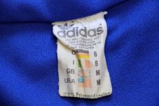 画像3: 80s adidasアディダス トレフォイル ロゴ ハイネック トラックジャケット 青×白 M★ジャージ (3)