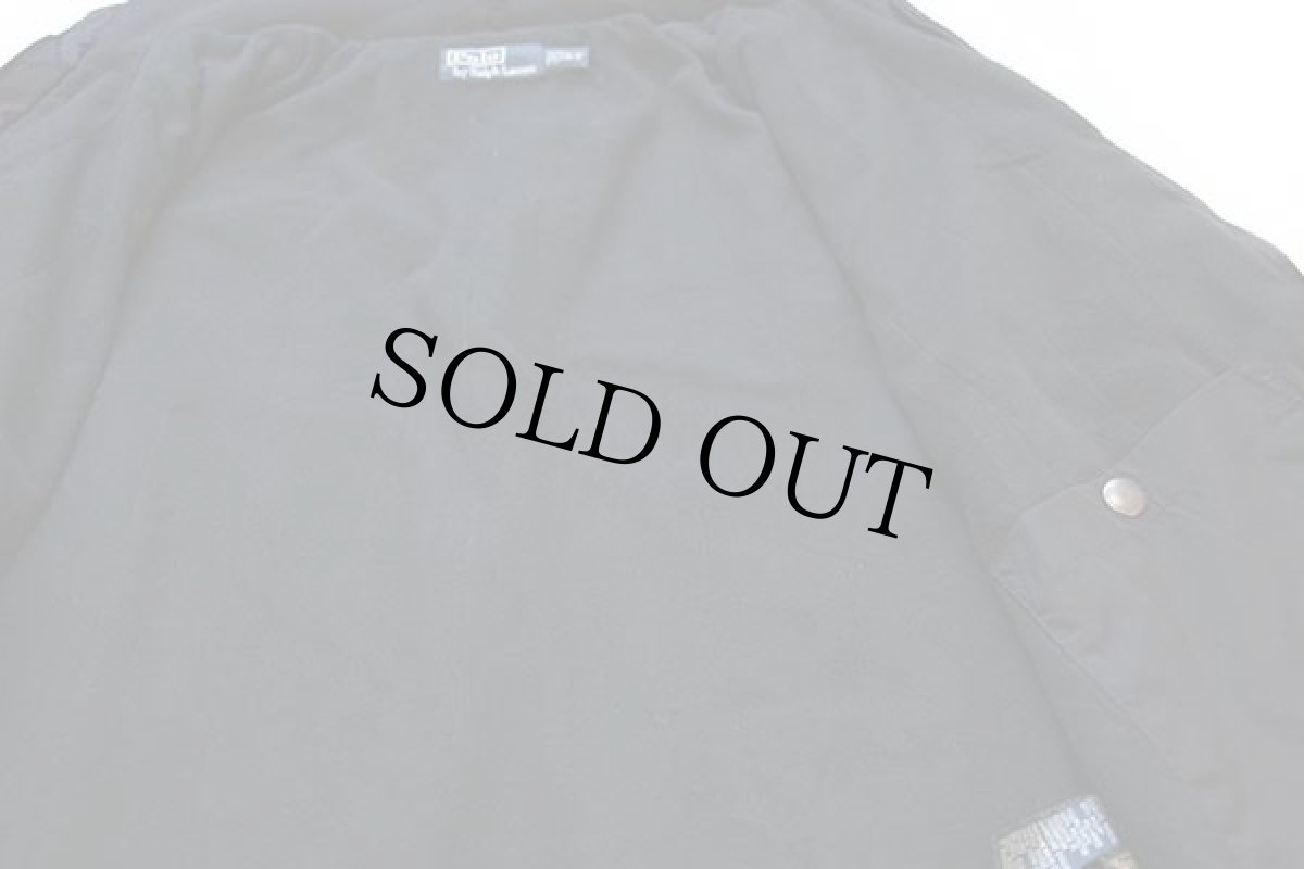 画像5: ポロ ラルフローレン ワンポイント フリースライナー 中綿入り ポリエステルジャケット 黒 S (5)