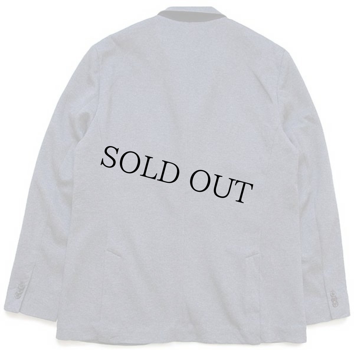 画像2: 未使用★ポロ ラルフローレン 3つボタン スウェット テーラードジャケット グレー L (2)