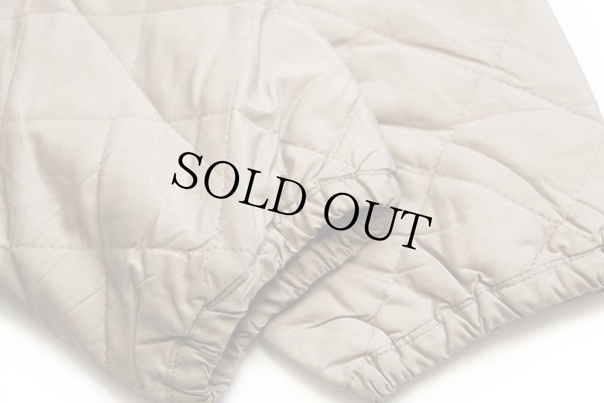 画像6: 60s イタリア軍 キルティングライナー ジャケット サンドベージュ 7 (6)