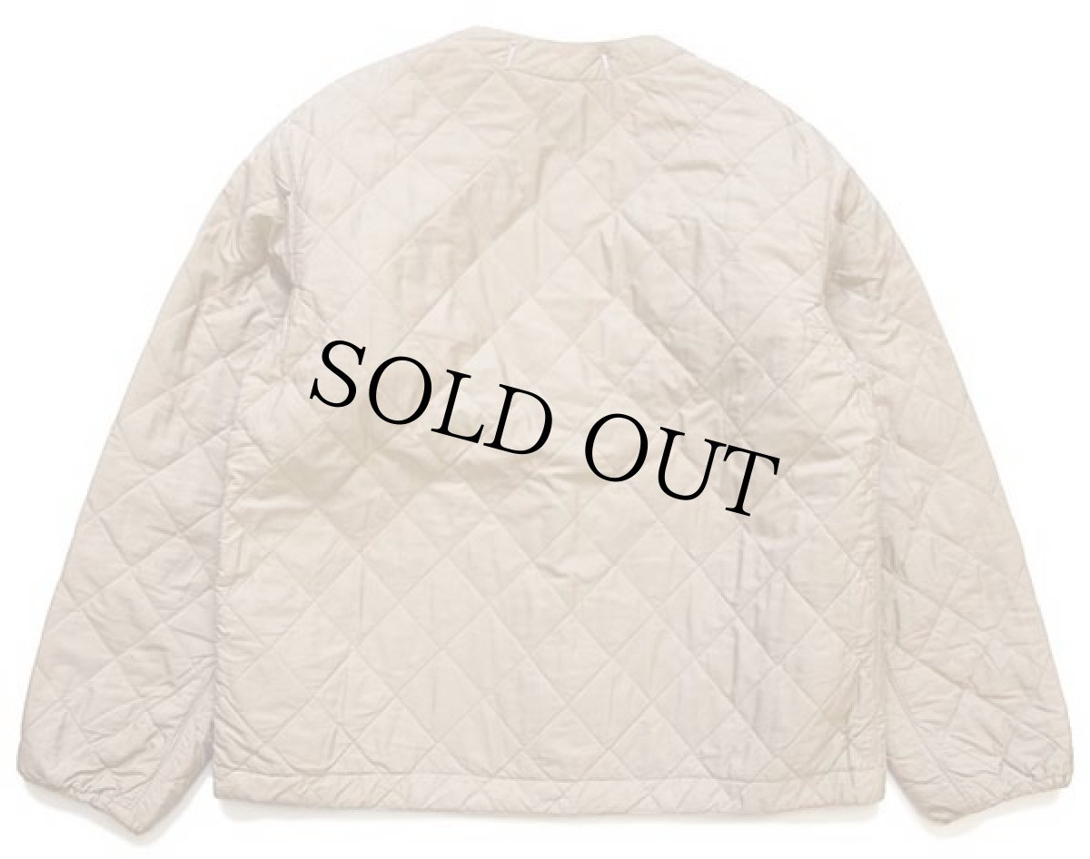 画像2: 60s イタリア軍 キルティングライナー ジャケット サンドベージュ 5★B (2)